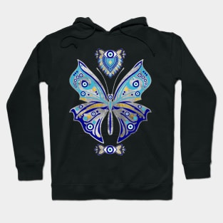 Butterfly Evil Eye Ornament Hoodie